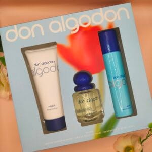 Conjunto Tripack Feminino EDT 100 ml + Deo + SG Don Algodón