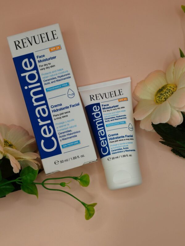 Revuele Ceramide Hidratante Facial de Dia SPF25 - Pele seca ou muito seca 50ml