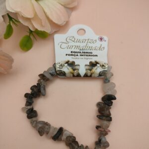 Pulseira Chips  Quartzo Turmalinado