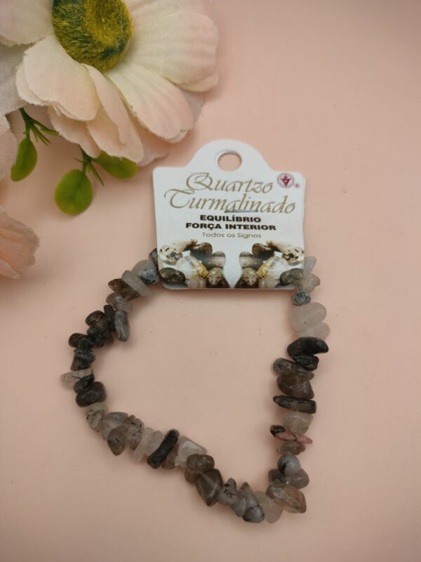 Pulseira Chips  Quartzo Turmalinado