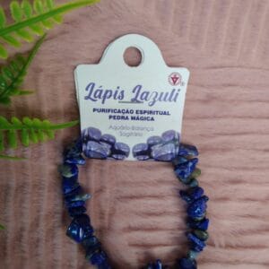 Pulseira Chips Lápis Lazuli