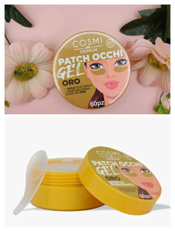 Patches De Olhos Hydrogel Gold Cosmi Premium 60uni