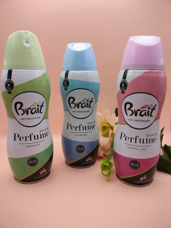 Aromatizador de Ambiente Seco em Spray Brait 300ml