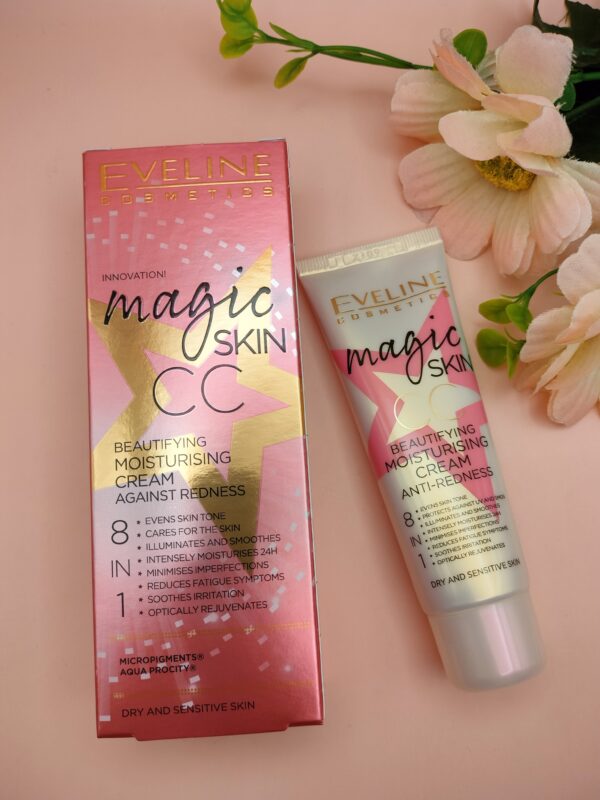 Eveline Magic Skin Cc Moisturising Cream Anti-Redness 8em1 50 ml