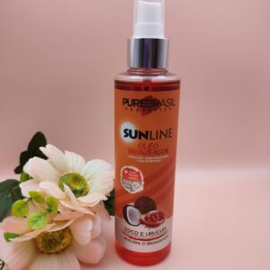Óleo Bronzeador de Coco e Sementes de Urucum Sunline 200ml – Pure Brasil