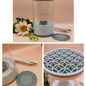 Limpa Pincéis de Maquilhagem Elétrico USB