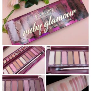 Paleta de Sombras Ruby Glamour Eveline Cosmetics - 12 Tons